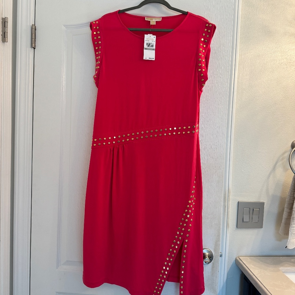 Michael Michael Kors NWT Asymmetrical midi dress